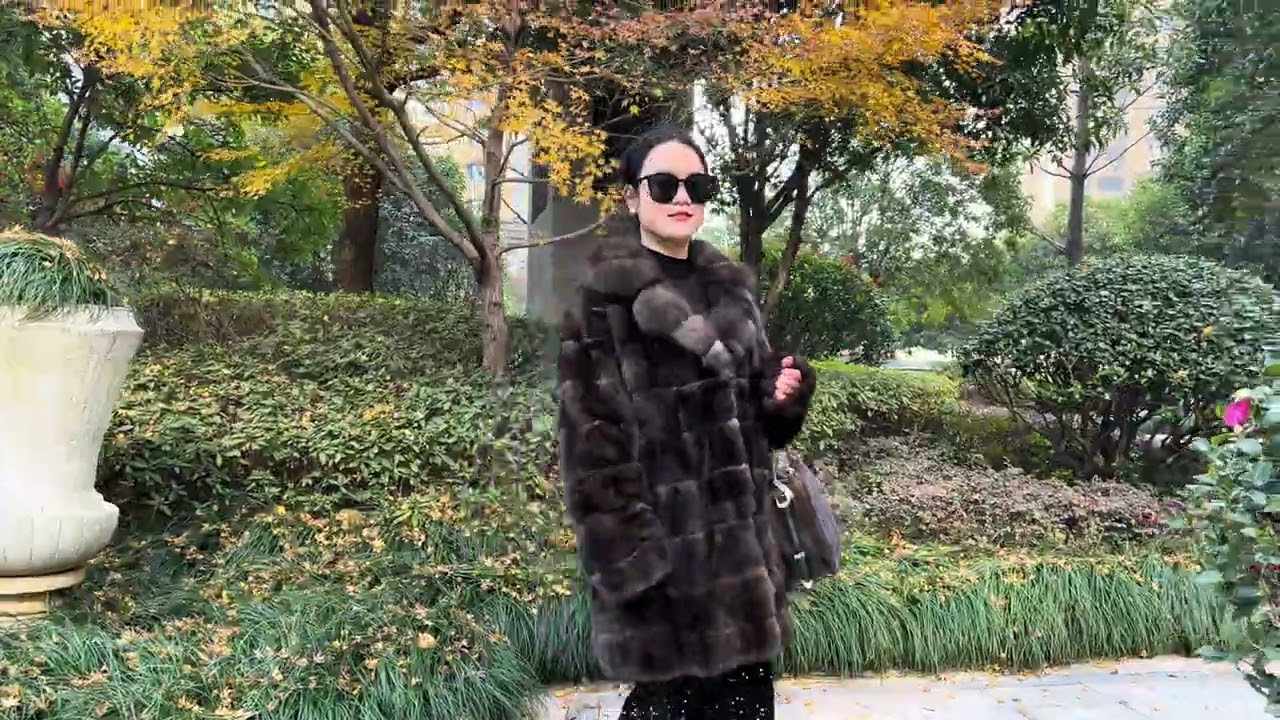 Luxury Sable fur Coat.