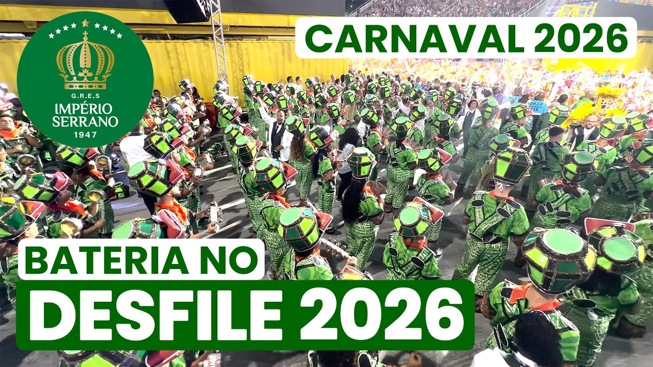 IMPÉRIO SERRANO 2026 - 4K | DESFILE OFICIAL | SAMBA AO VIVO #SERIEOURO26
