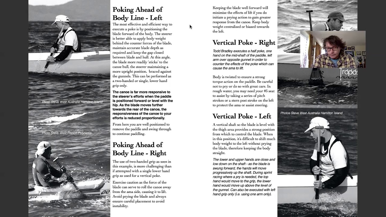 Outrigger Canoeing Steering Strokes