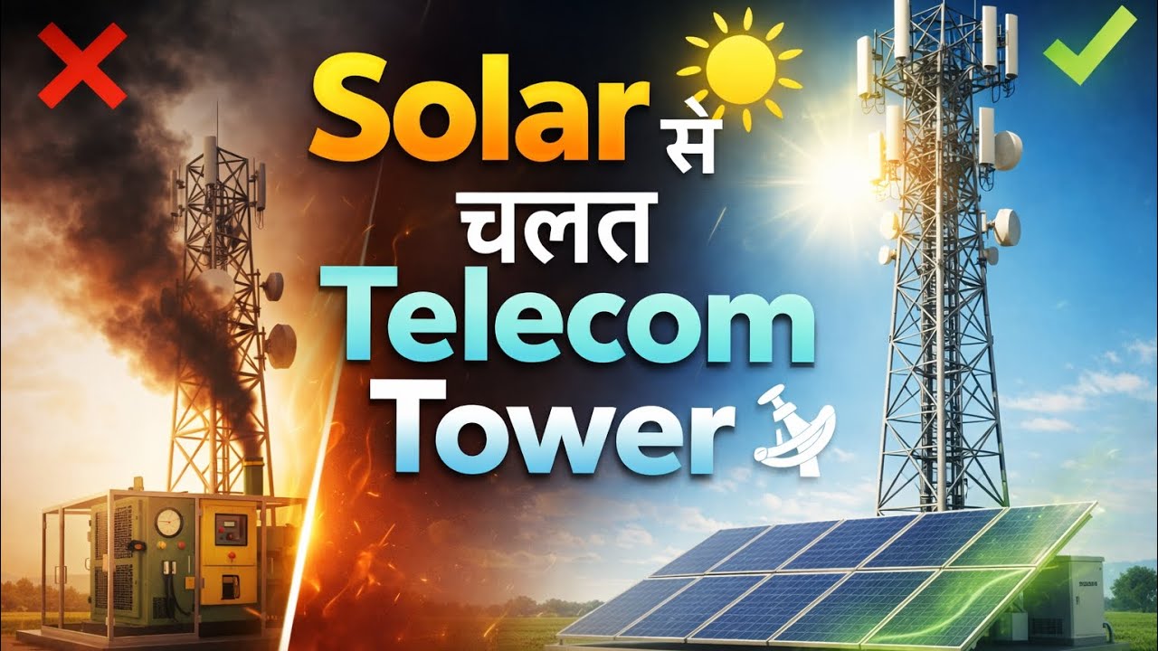Diesel Se Solar ⚡ Telecom Tower Revolution
