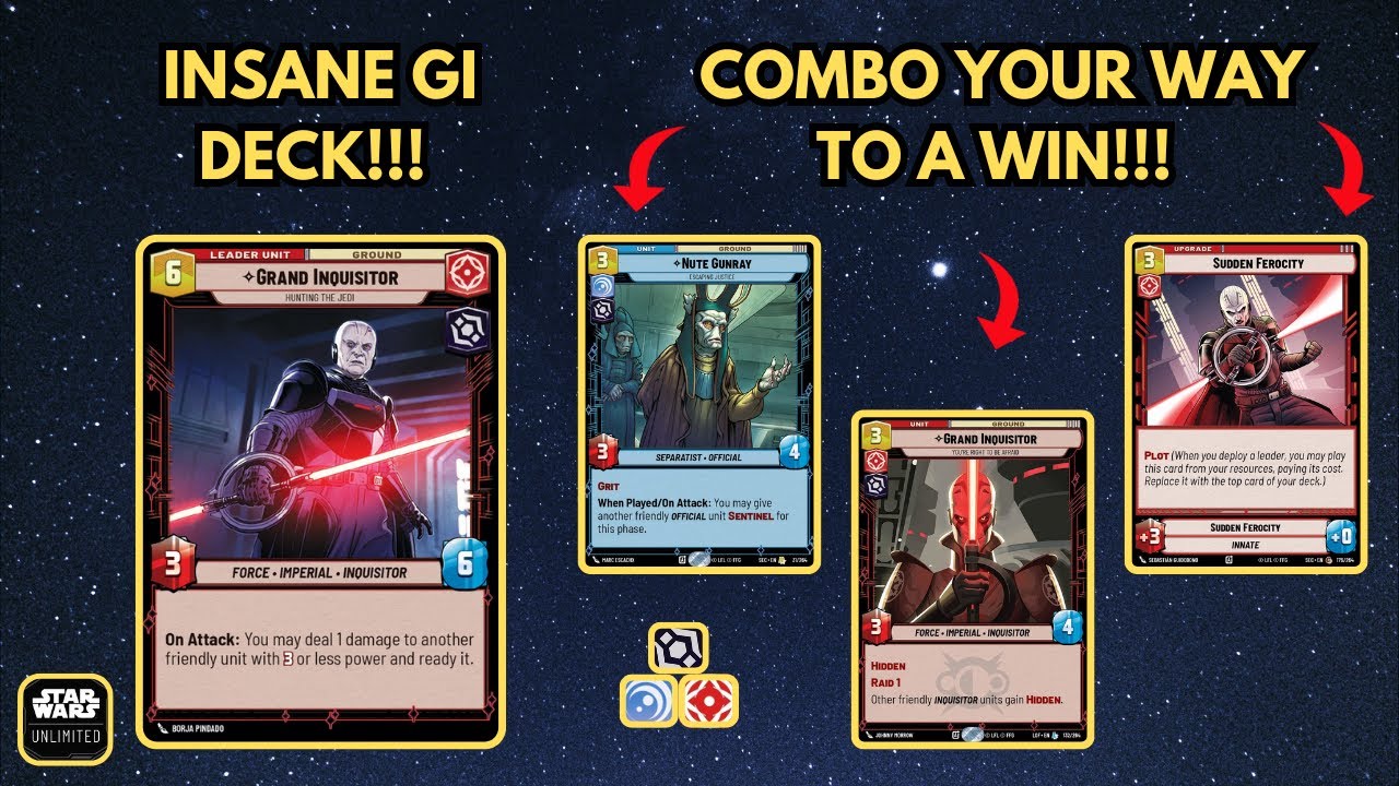 Grand Inquisitor Deck - This Deck is Better Than Ever! | Star Wars Unlimited