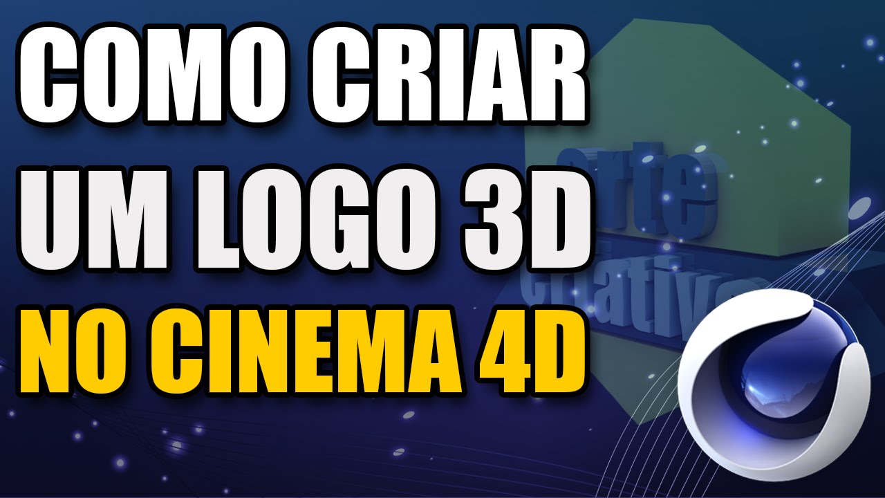 Como criar um logo 3D  | Photoshop + Cinema 4D