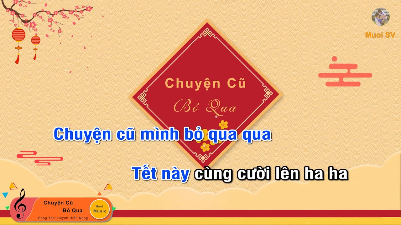 Chuyện Cũ Bỏ Qua - Bích Phương (Guitar beat solo karaoke), Muoi Music | Muối SV