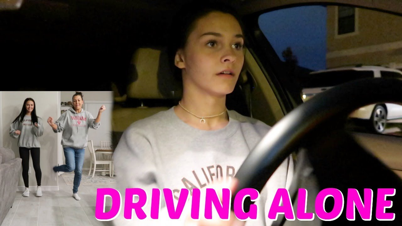 DRIVE WITH ME BY MYSELF! TIKTOK CHALLENGES! EMMA AND ELLIE