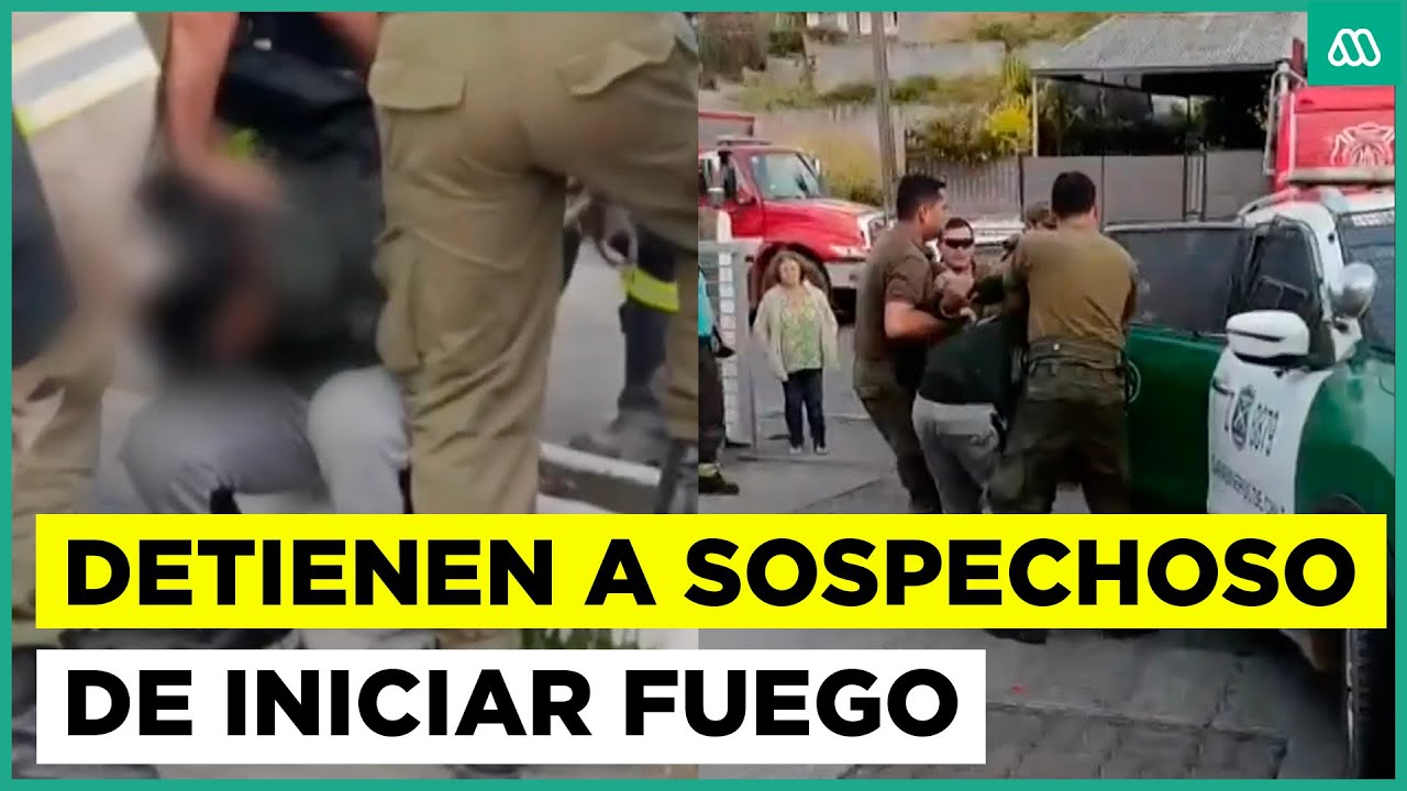 Detenido sospechoso de iniciar un incendio en Penco: vecinos lo habrían observado quemando objetos