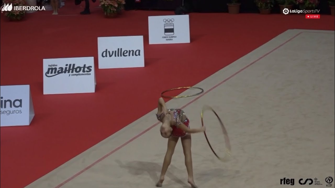 Gabriela Blázquez, Alevín ARO 🏅4ª Clasificada Copa de España Base 2022 (Rítmica Ros)