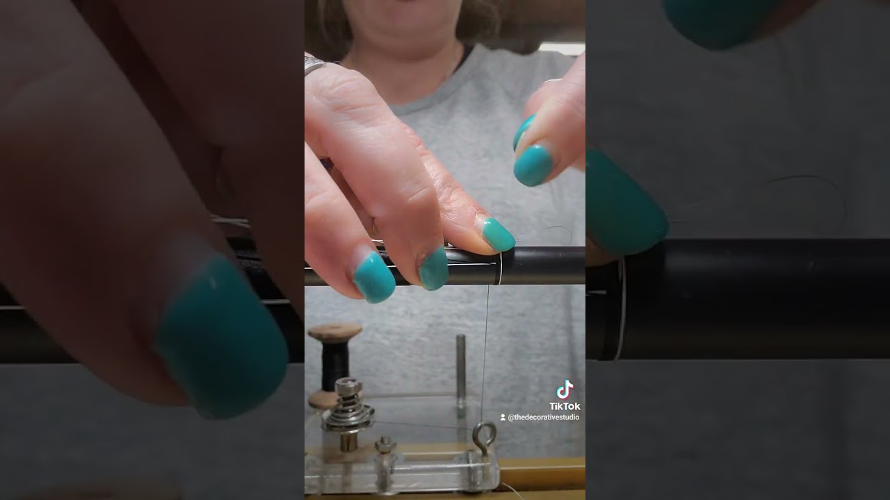Вставка из одной нити для направляющих @thedecorativestudio