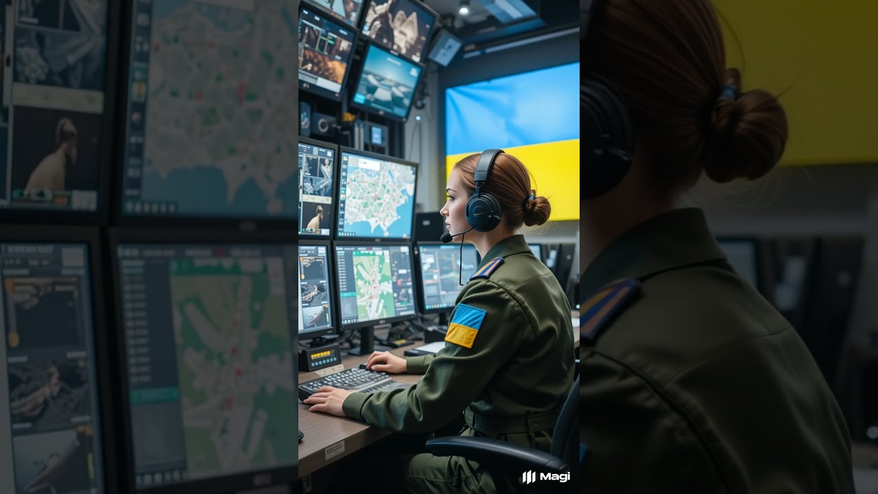 Ukrainian Female Drone Pilot &ndash; Precision and Strength in Modern Warfare!#shorts #army #ai #military
