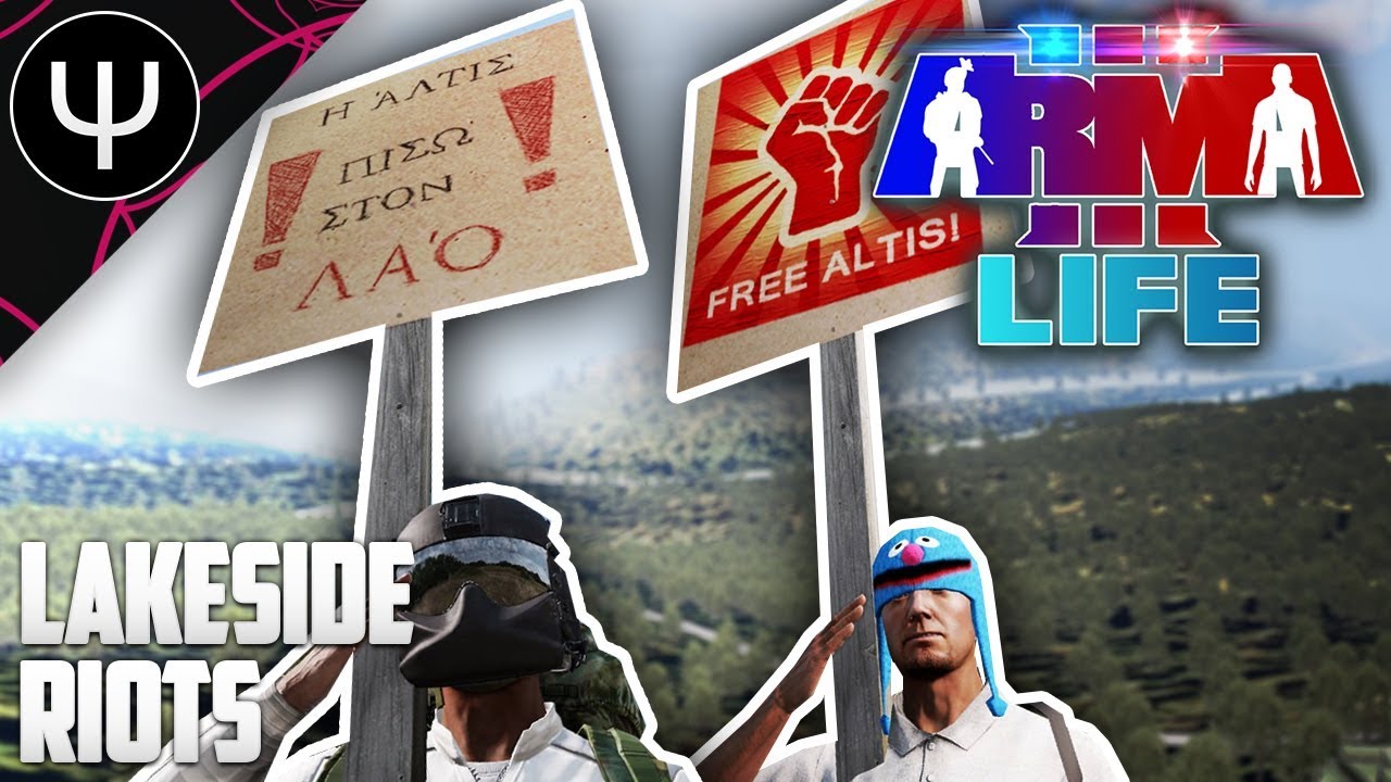 ARMA 3: PsiSyn Life — Lakeside RIOTS!