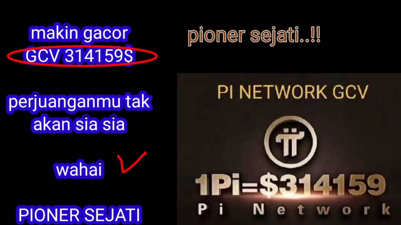 Makin gacor GCV 314159$,Bursapun harus ikut GCV 314159$,PI dan GCV adalah raja. UG174