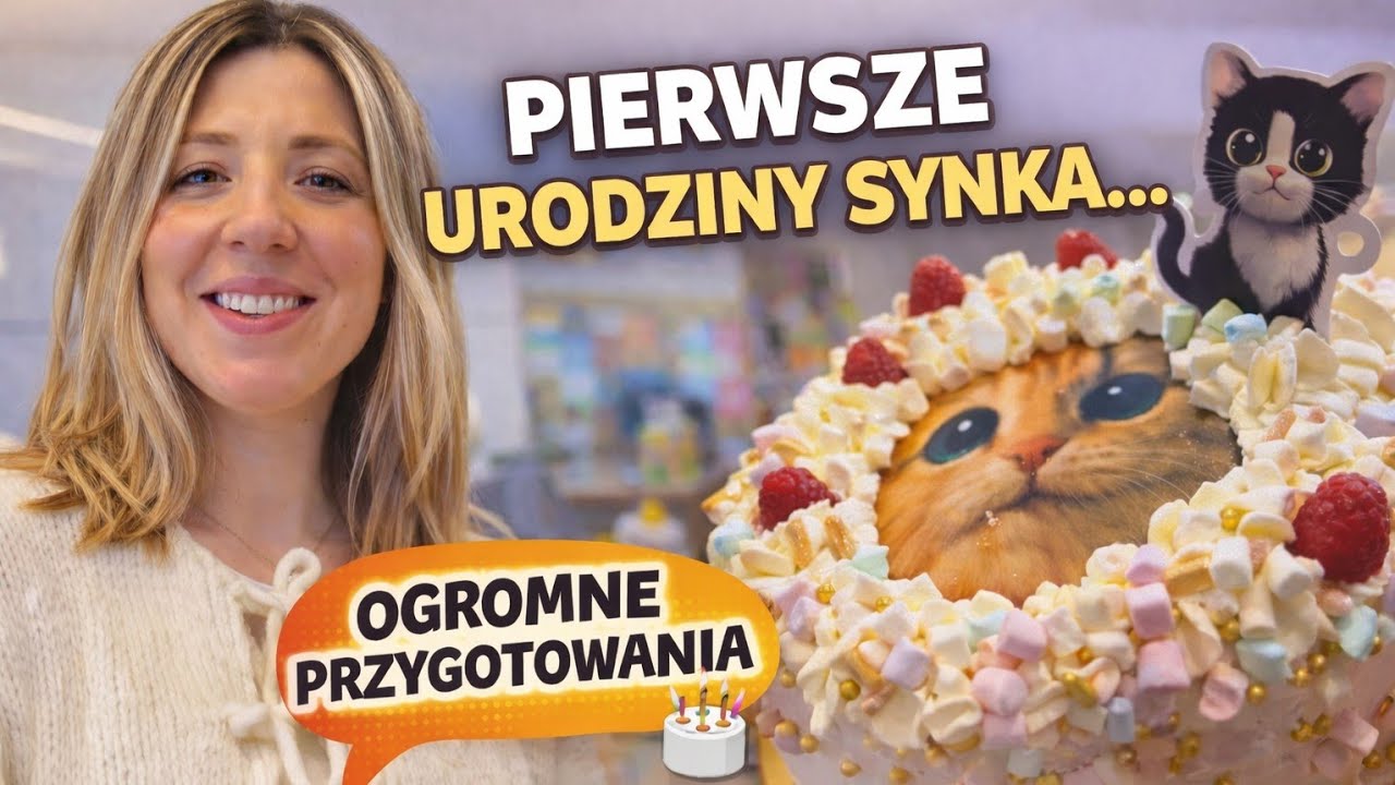 MAŁGOSIA BORYSEWICZ UPIEKŁA TORT NA ROCZEK SYNKA🥳🎂