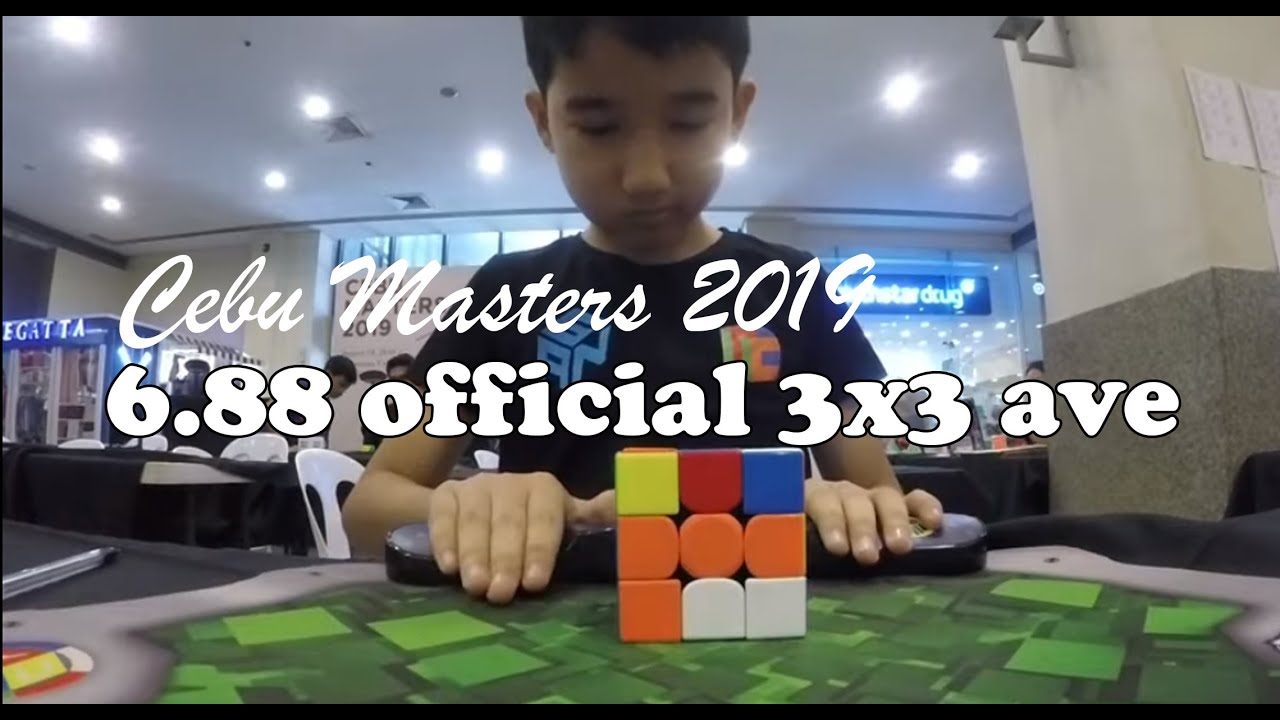 6.88 Official 3x3 ave. at Cebu Masters 2019