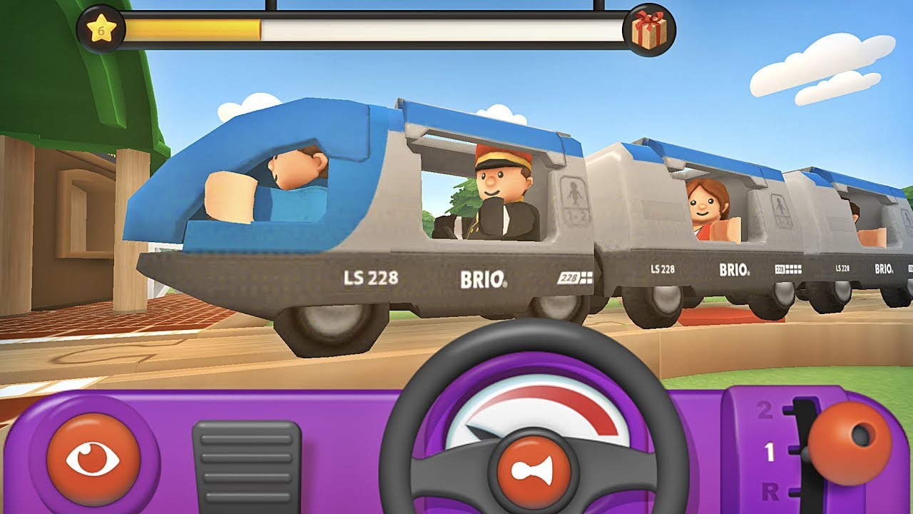 Brio World Ferrocarril App 🚂 gran juego de trenes de madera para niños