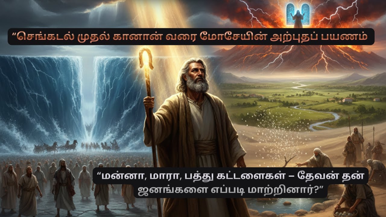 விதி மீறிய ஒரு செயல்! கானானை இழக்கக் காரணம் இதுதான்? | மோசேயின் கண்ணீர் வரலாறு! #story #movie #bible