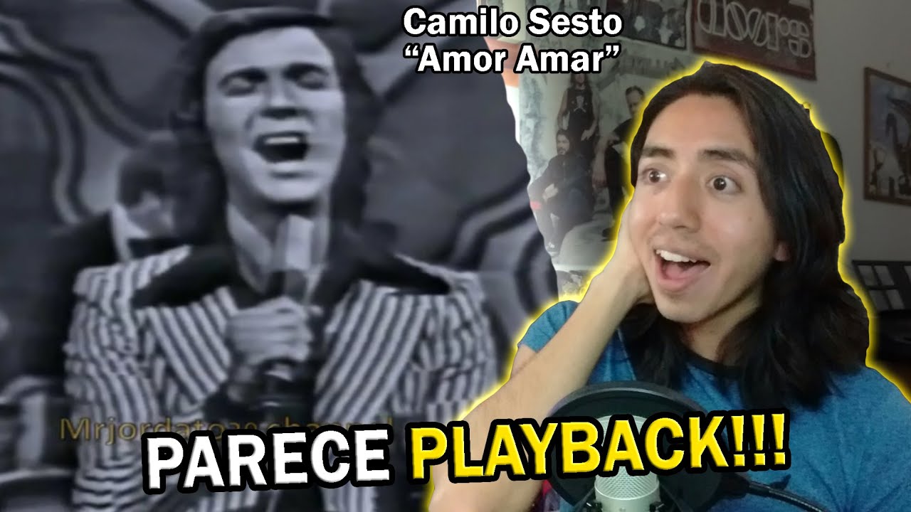 Reacciono y Analizo a CAMILO SESTO - AMOR AMAR (en vivo Perú 1973) | *Porcayo*