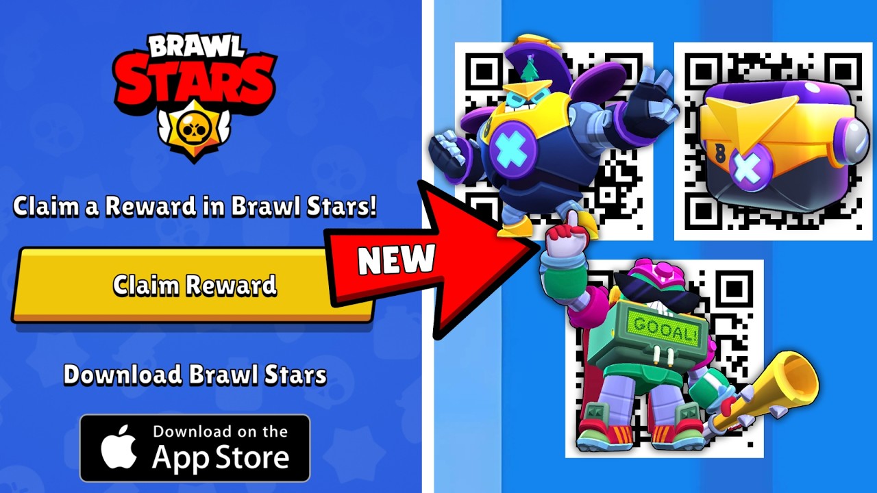 НОВАЯ КОРОБКА С БОЛТАМИ! 🎁 | QR-КОДЫ И ПОДАРКИ BRAWL STARS