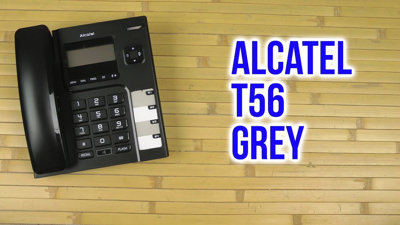 Распаковка Alcatel T56 Grey