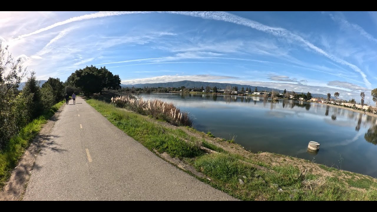 Los Gatos Creek Trail | Santa Clara County | Cycling POV 4K