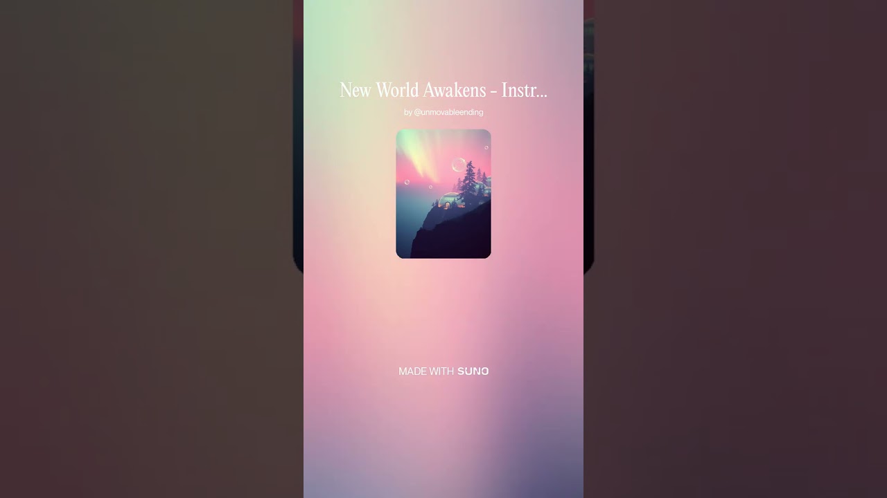 New World Awakens - Instrumental #AI​ #Song​ by #Suno #music​ #newmusic​
