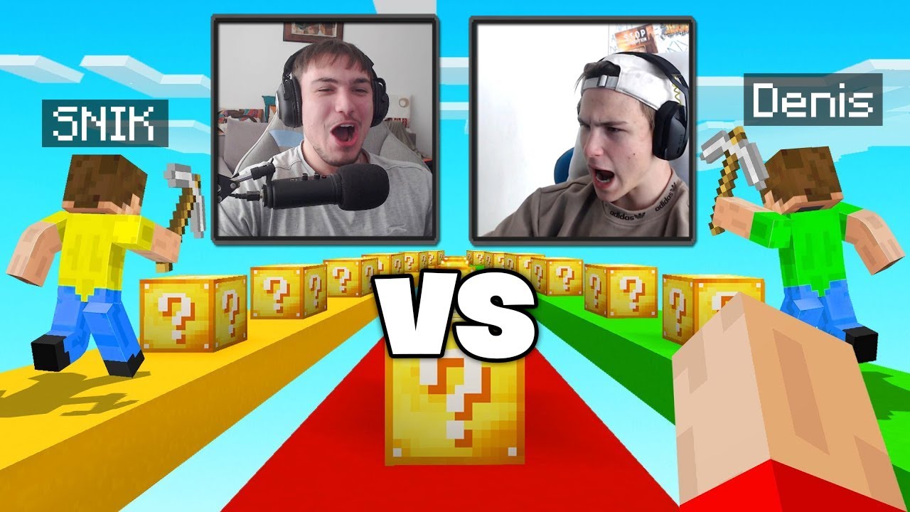 Am Încercat LUCKY BLOCK cu FRATE-MIU!
