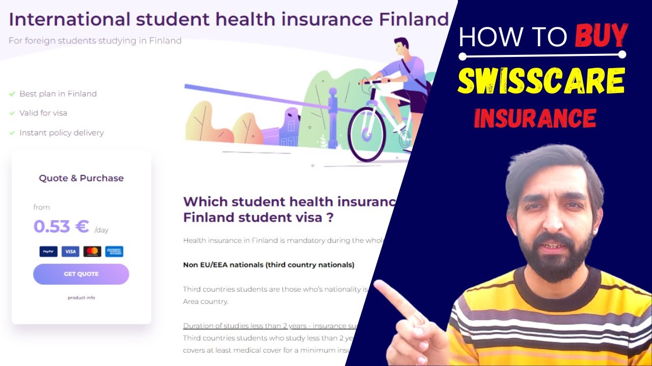 Swisscare Health Insurance for Finland | How to Buy Swisscare Student Health Insurance