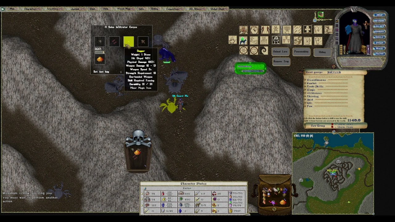 UO Alive: Farming gold at Wind Entrance
