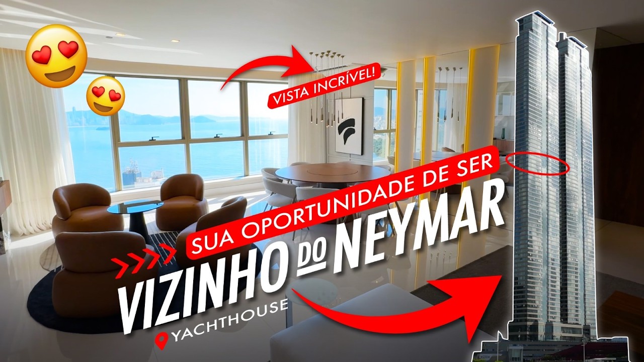 Sua Oportunidade de ser Vizinho do Neymar Chegou - Apartamento Pronto para Morar no Yachthouse