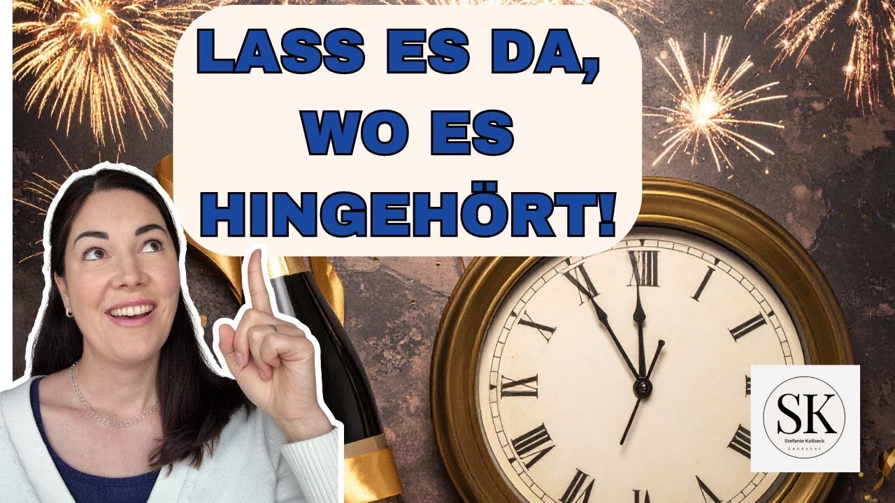 Emotionaler Jahresabschluss: Was du im alten Jahr lassen musst – in 3 Schritten