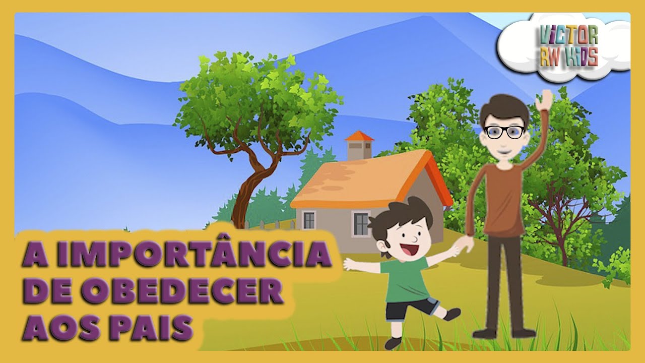 História Infantil Evangelística Ilustrada: OBEDEÇA AOS PAIS 👨‍👩‍👧‍👦 #ministerioinfantil