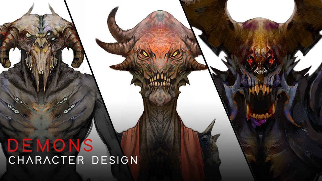 CONCEPT ART Timelapse - DEMONS SKETCHES