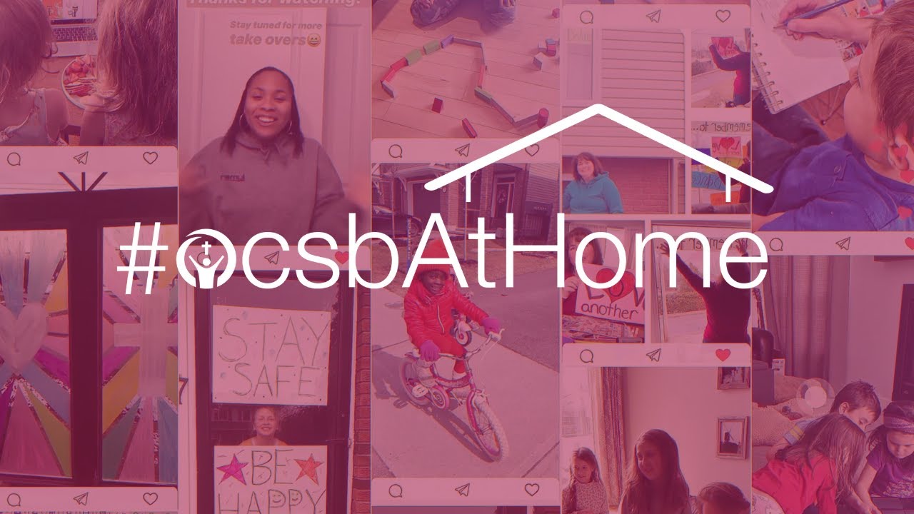 Ottawa Catholic School Board -  Learning From Home - #ocsbAtHome