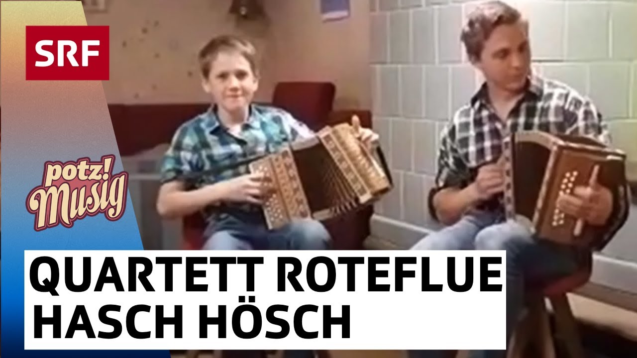 Schwyzerörgeliquartett Roteflue: Hasch Hösch | Potzmusig #srfzämedihei | SRF