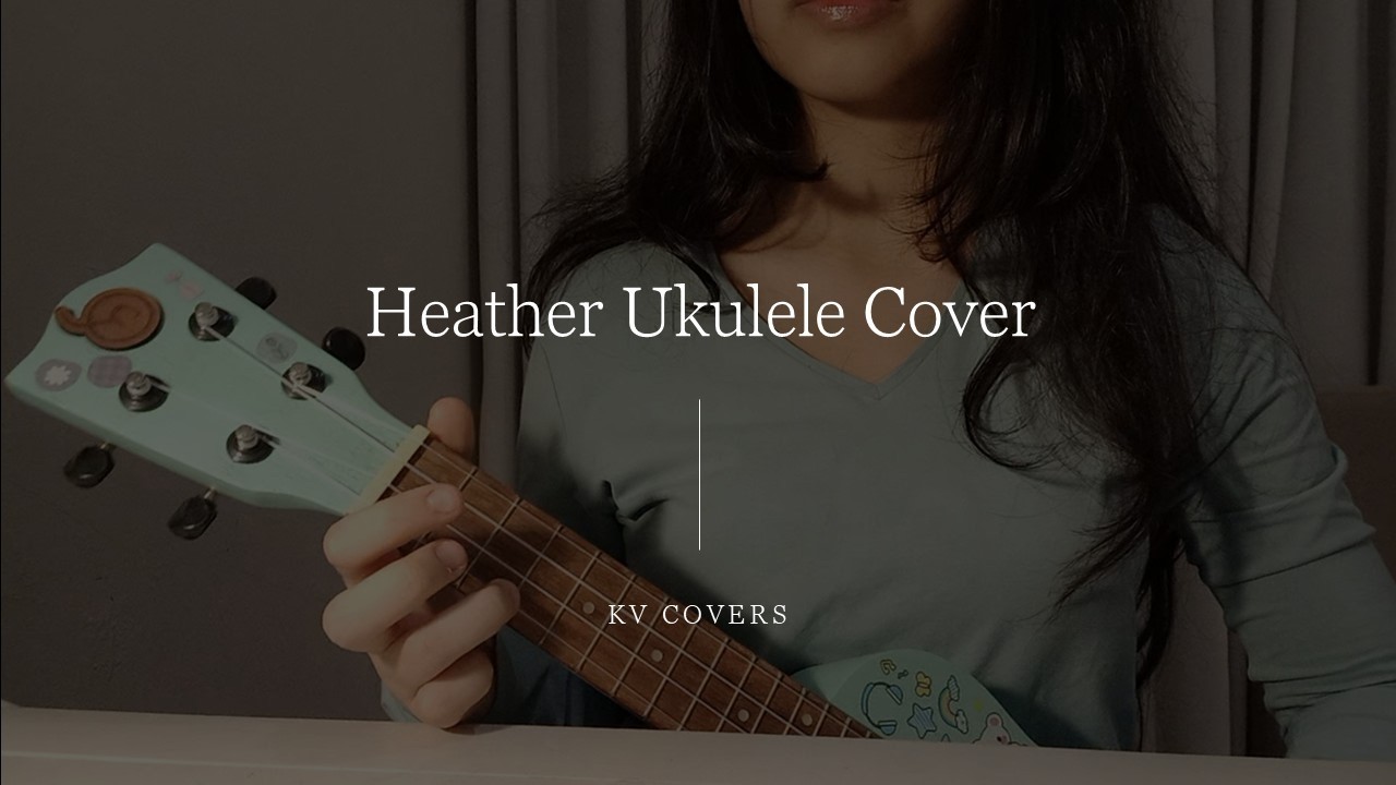 Heather - Conan Gray - Ukulele Cover by KV Covers #heathercover #kvcovers