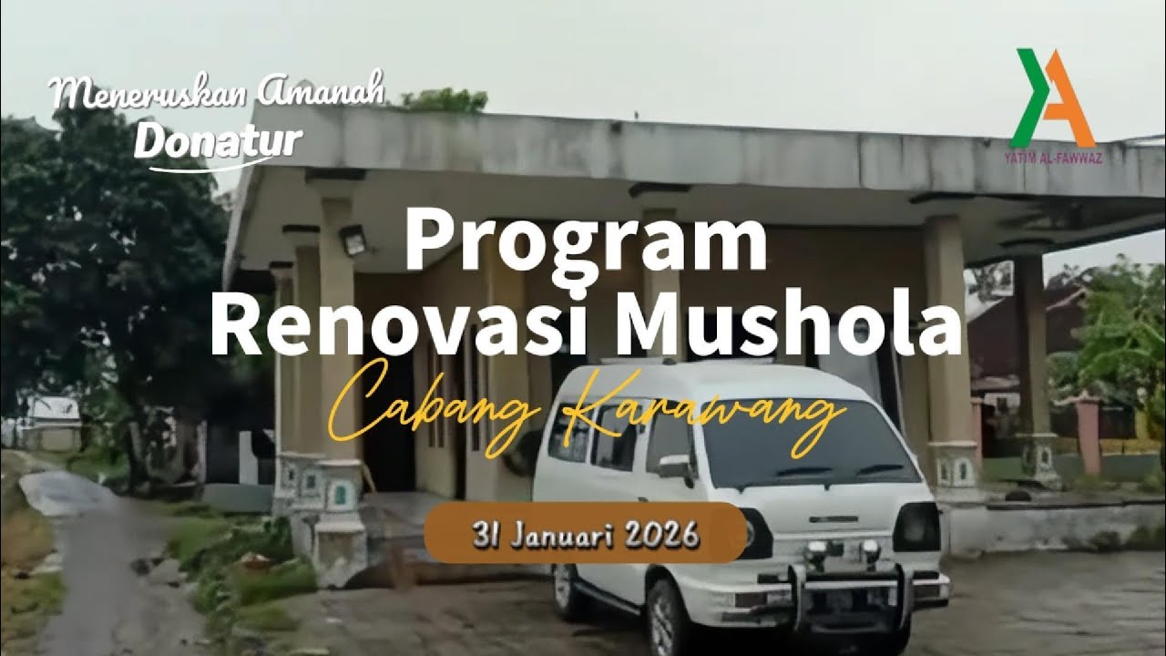 Meneruskan Amanah Donatur Program Renovasi Mushola 
