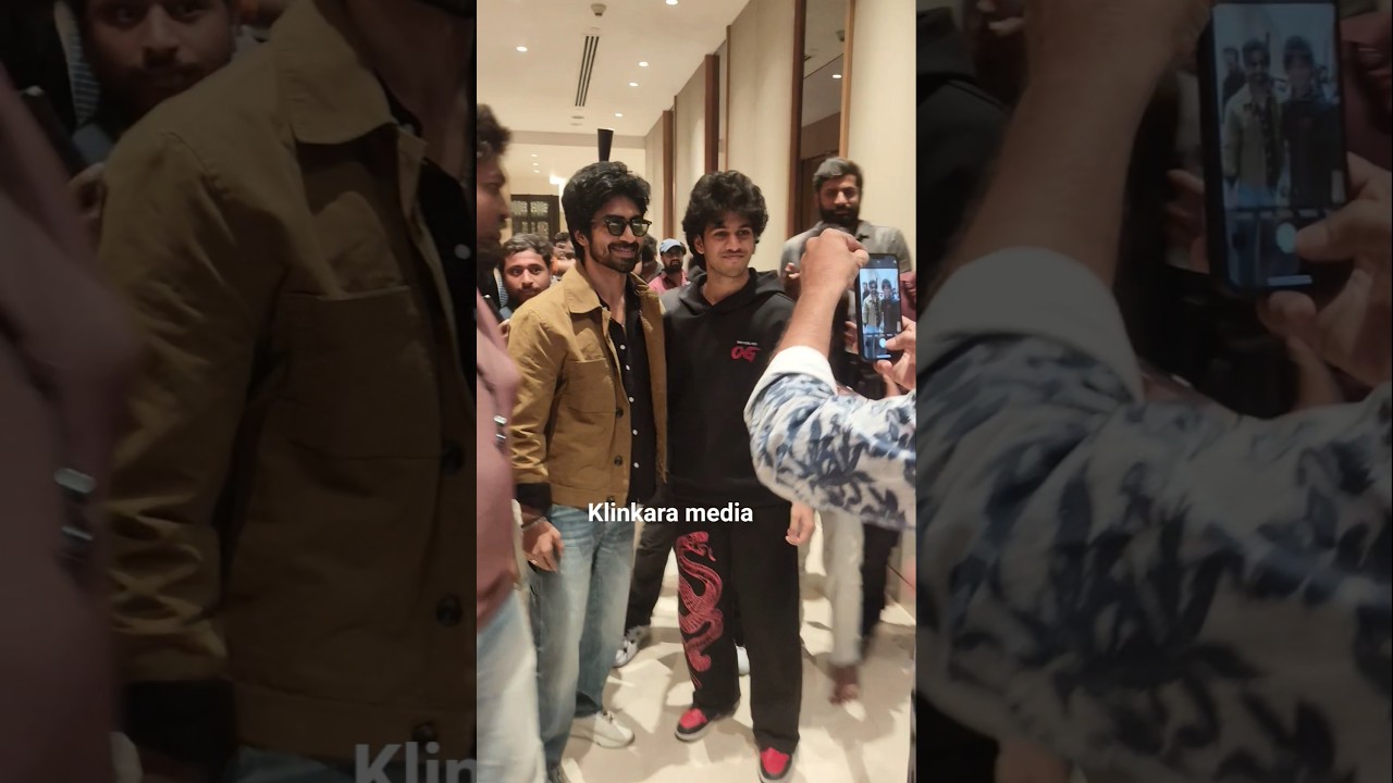 actor Arjun Das OG movie success celebrations OG movie blockbuster celebrations Arjun Das