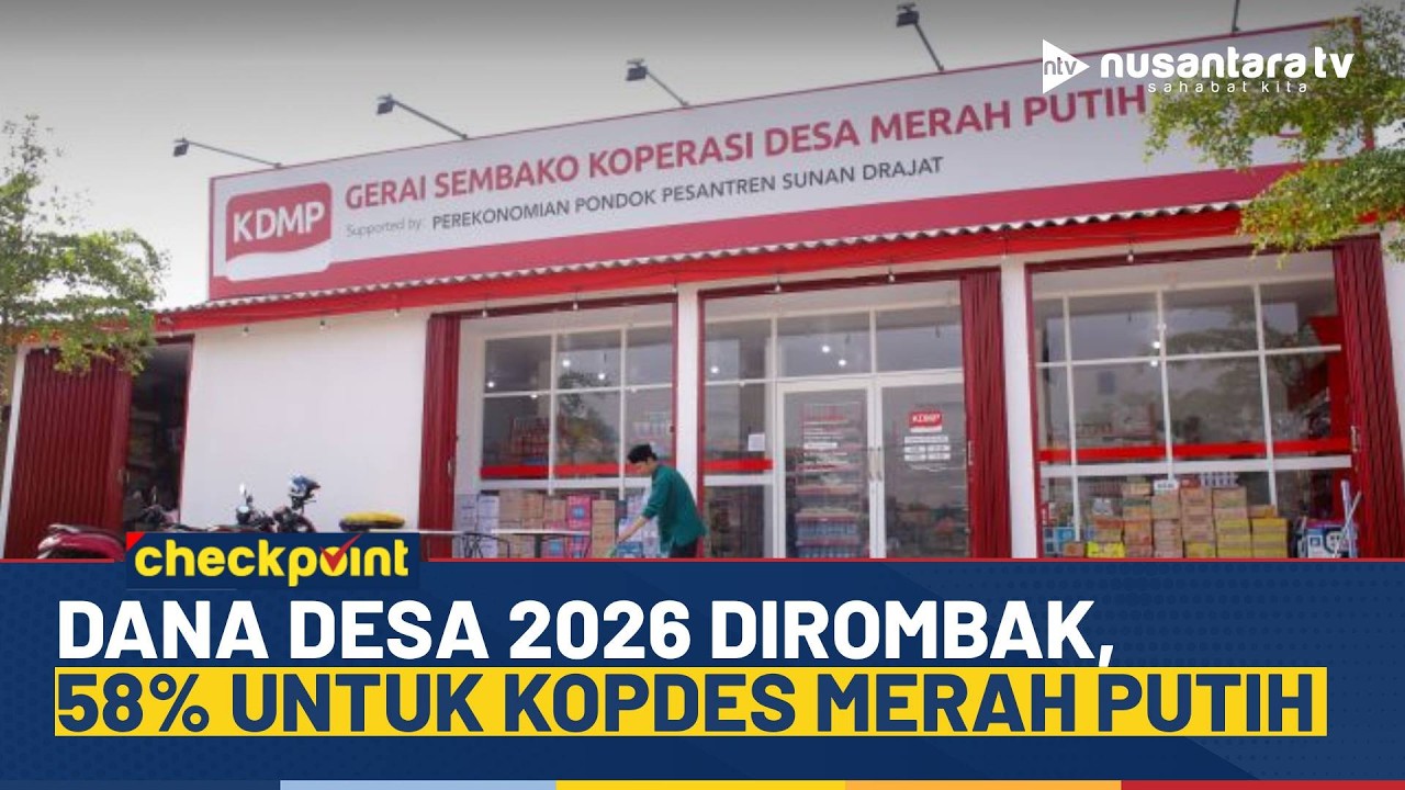 [LIVE] Dana Desa Menyusut, 58 Persen Kini Wajib untuk Koperasi Merah Putih | NTV CHECKPOINT