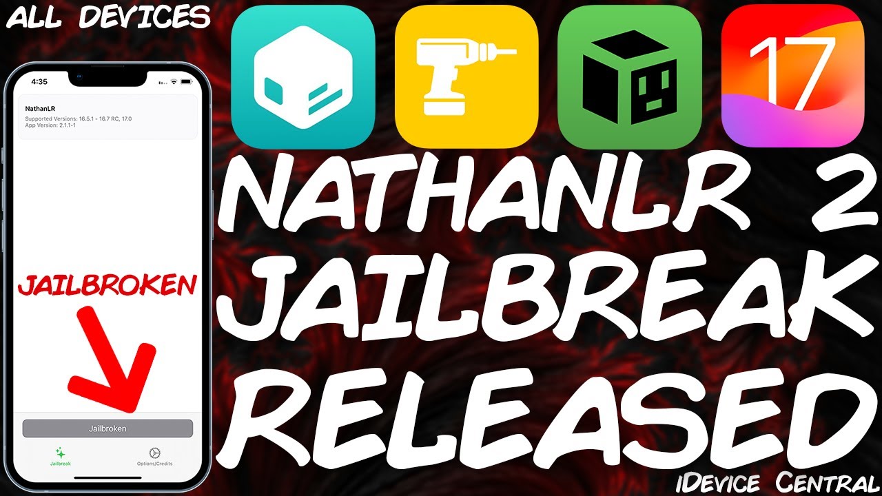NathanLR 2.0 JAILBREAK RELEASED For ALL Devices - New iOS 17.0 Semi-Jailbreak (With Sileo / Tweaks)