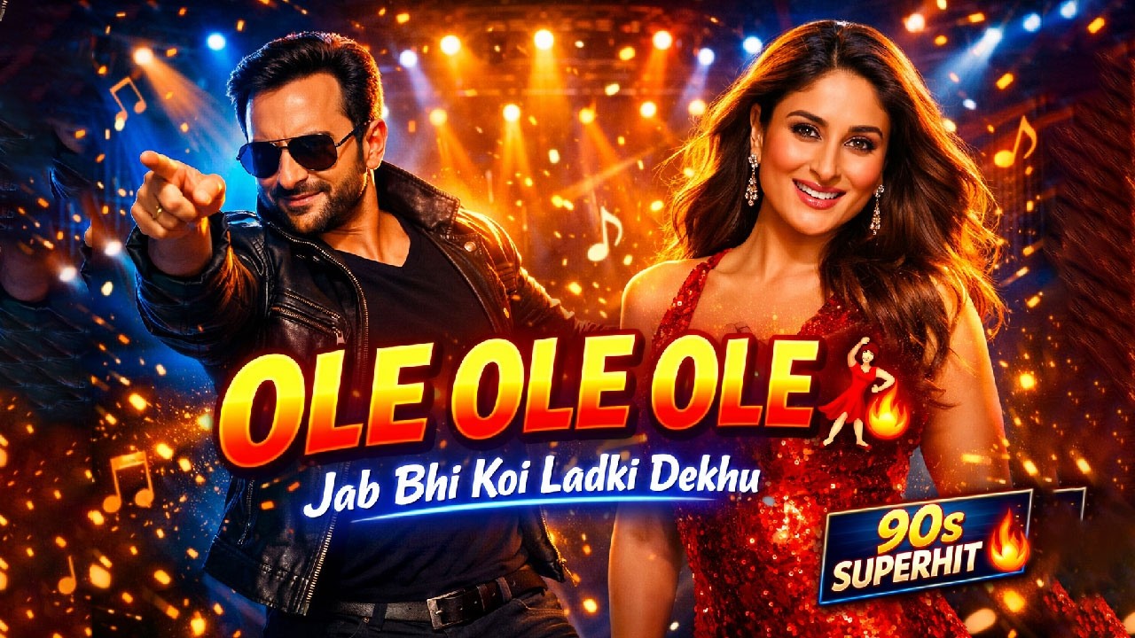 Ole Ole Ole 💃 | Jab Bhi Koi Ladki Dekhu | Saif Ali Khan & Kareena Kapoor Khan | Bollywood Party