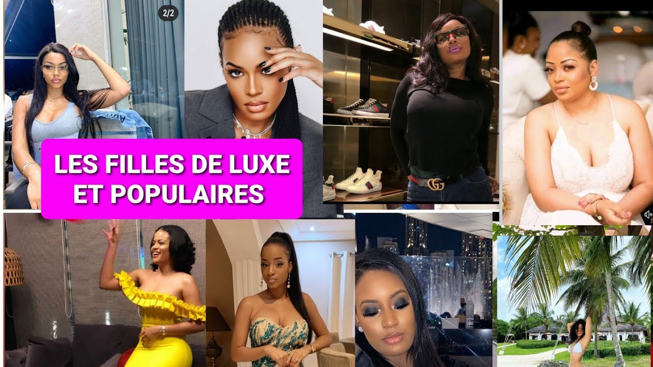 7 FEMMES DE LUXE ET PLUS POPULAIRES DU CONGO KINSHASA