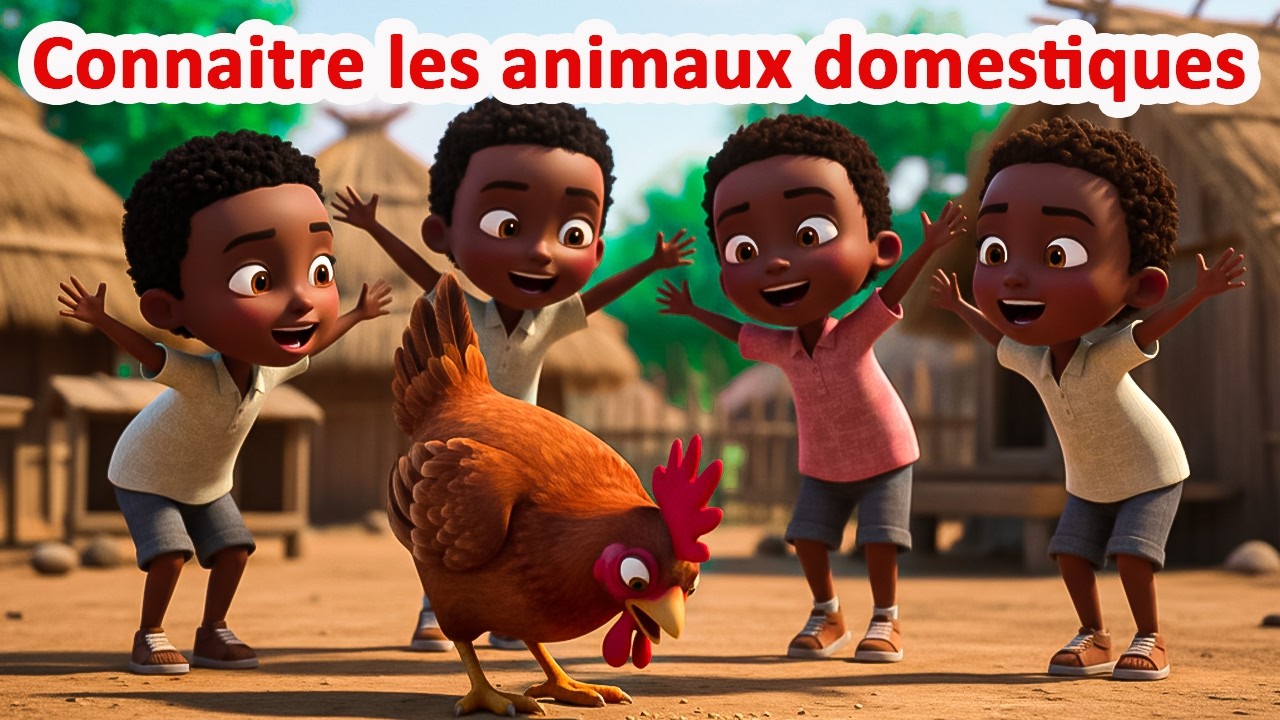 connaitre les animaux domestiques | B'ANGEL FRANÇAIS | Comptines avec bebe kameni |