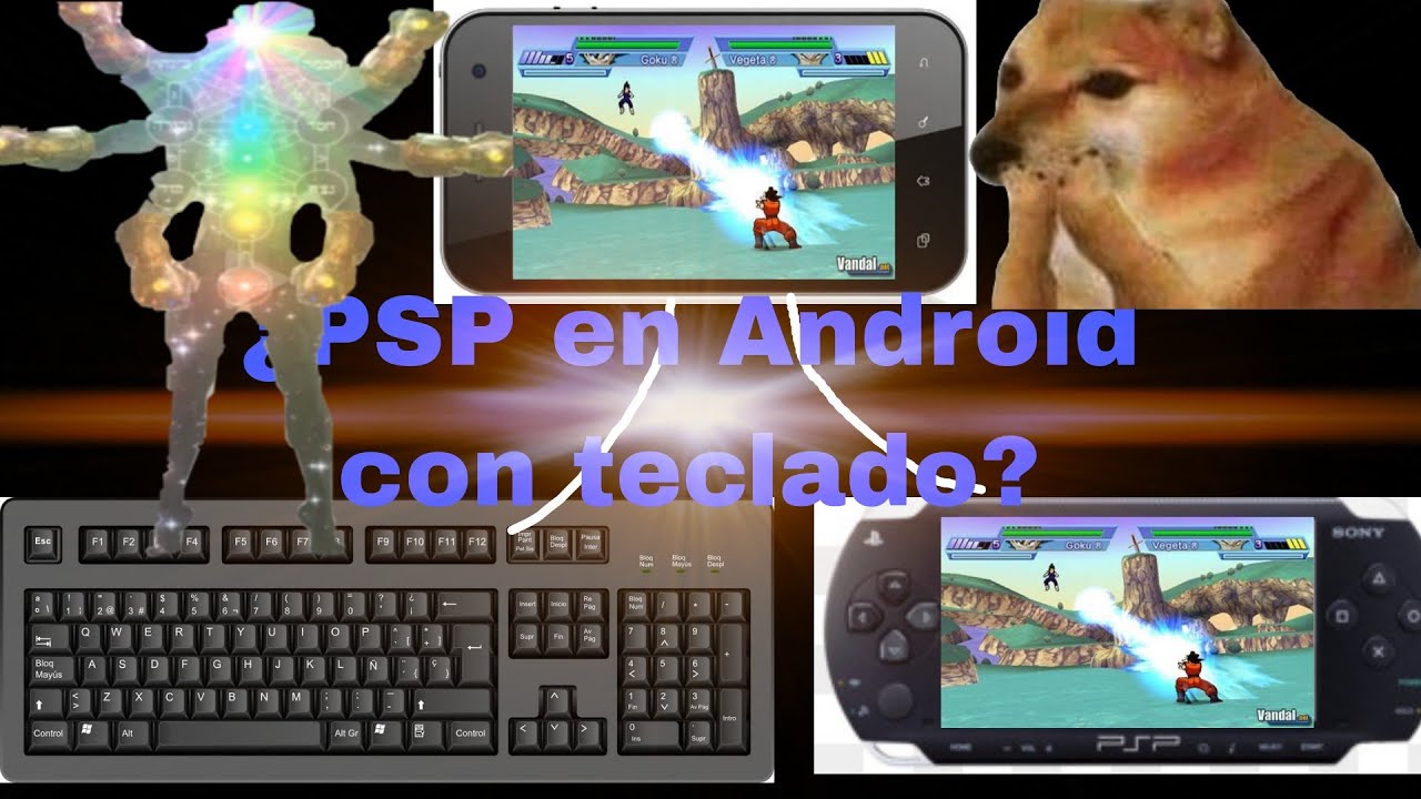 PSP en Android con teclado