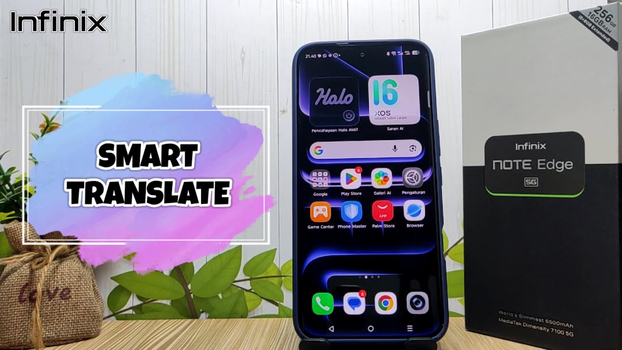Cara Mengaktifkan Smart Translate Di Hp Infinix Note Edge 5G