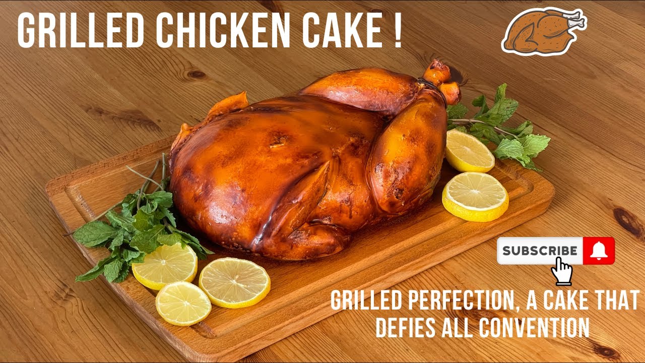 How To Make Grilled Chicken Cake | CakeDecorating | CakeDesign | CakeArt