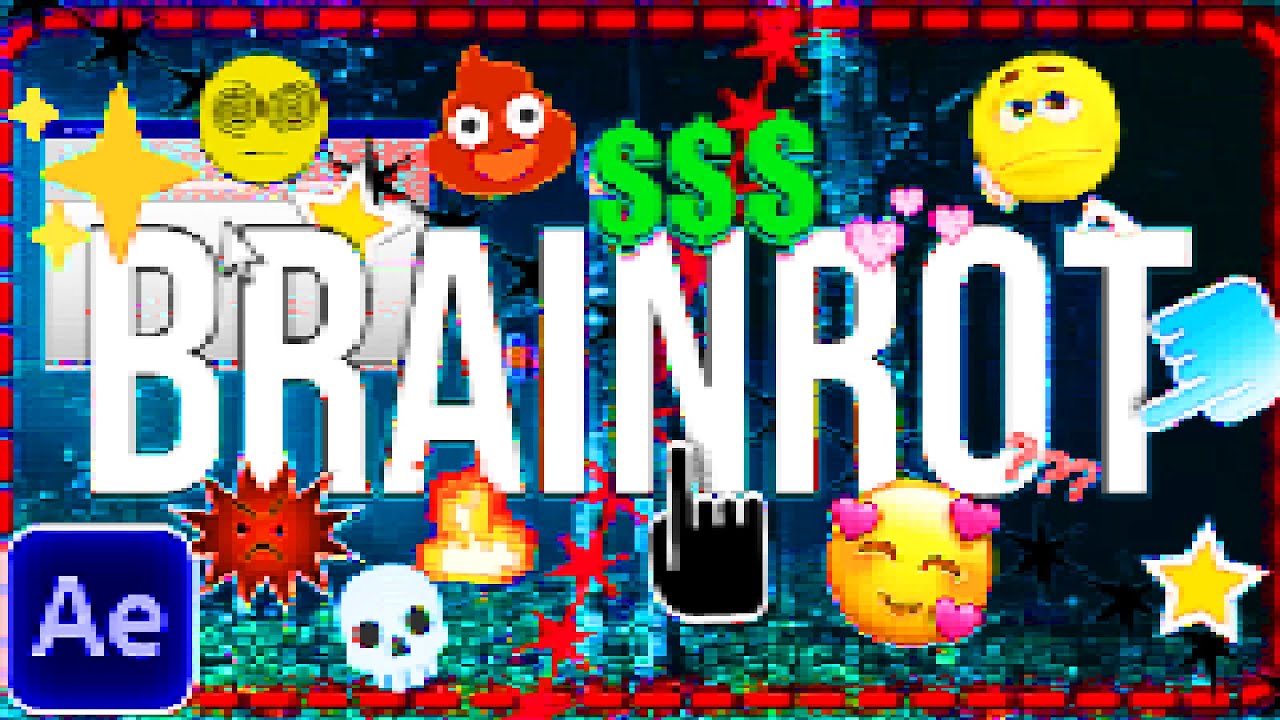 How To Make A BRAINROT Effect In After Effects
