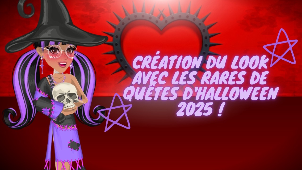 Création du look avec les rares de quêtes d'Halloween 2025 !