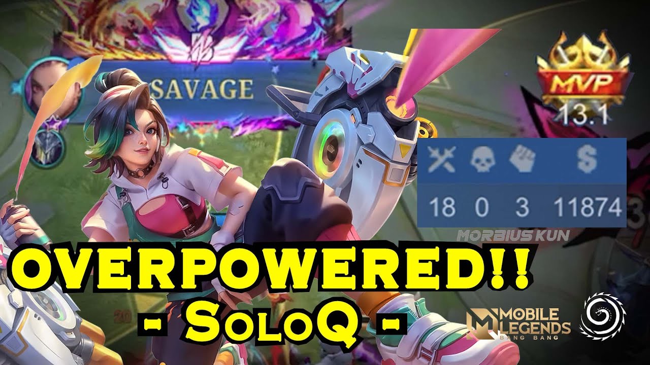 MYTHIC SOLOQ: 18-0-3 BASE JUMP SAVAGE!!! BEST BUILD to carry 13.1% MVP!