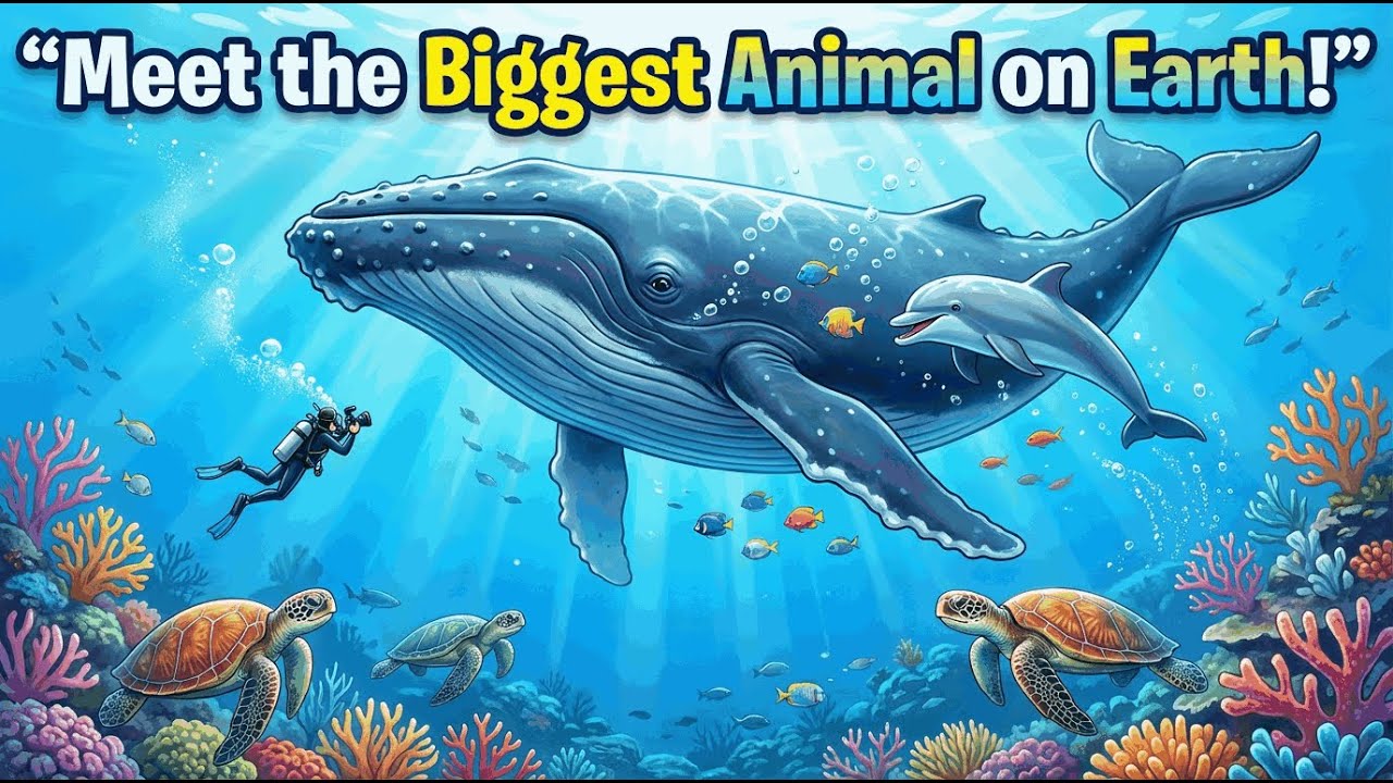 A Giant Sea Animal-Whale | #natureforkids #educationalvideo #knowledge #kidslearning #sciencestories