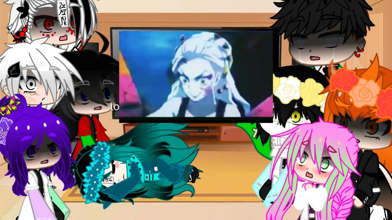 hashiras reaccionan a tanjiro y nezuko vs daki (1/?)