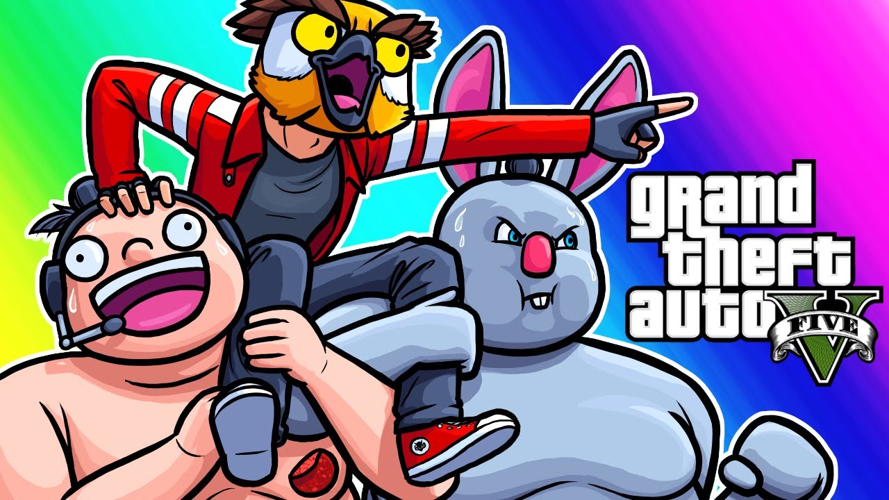 GTA5 Online Funny Moments - The Sweaty Sumo Carry!