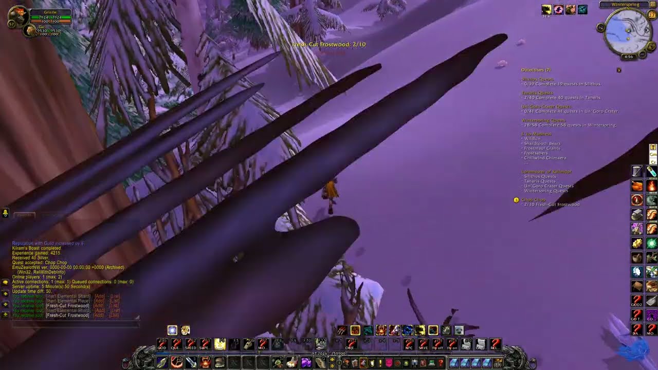 WOW Cata Quest 'Chop Chop - 28625' Horde on a PS